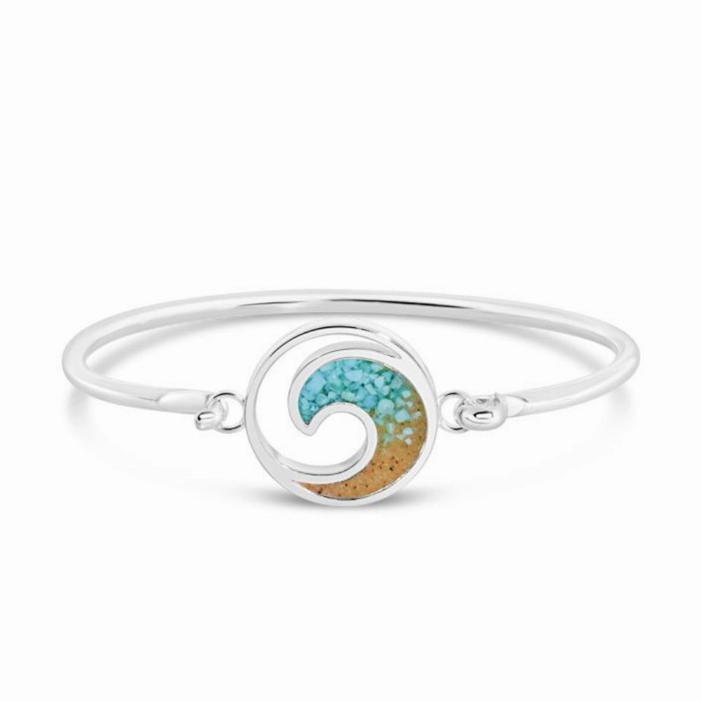 Dune Wave Bracelet - Turquoise Gradient - 7"