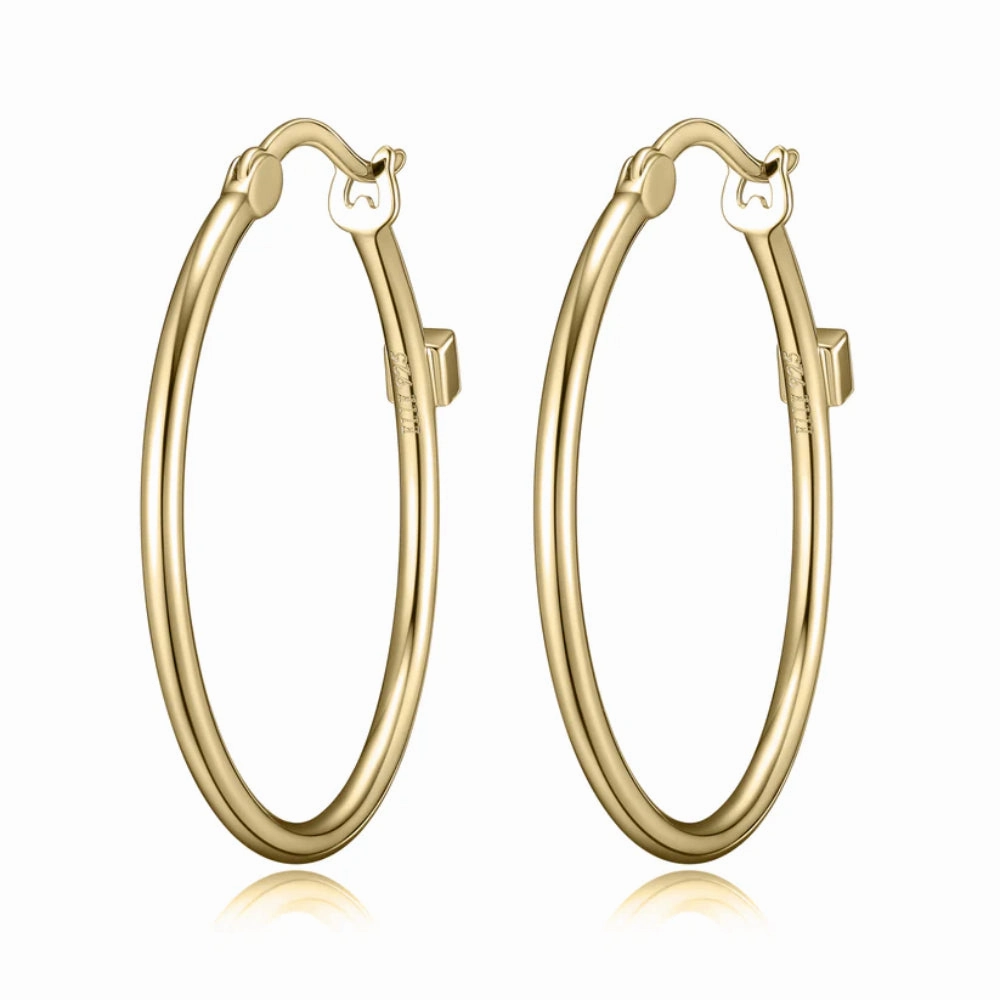 Elle 30mm Hoop Earrings