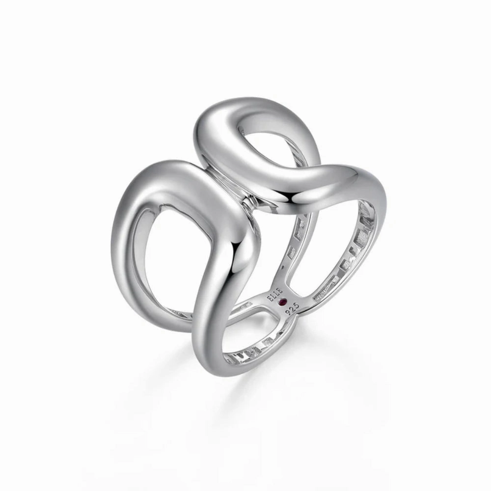 Elle Sterling Silver Citadel Collection Ring
