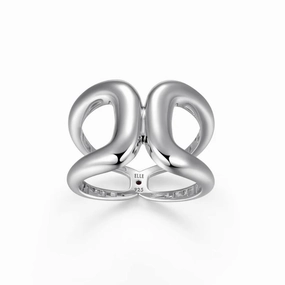 Elle Sterling Silver Citadel Collection Ring
