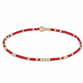 enewton 5.25" egirl Hope Unwritten Bracelet - Bright Red