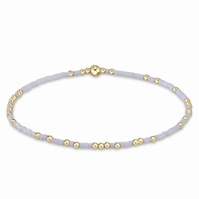 enewton 5.25" egirl Hope Unwritten Bracelet - White
