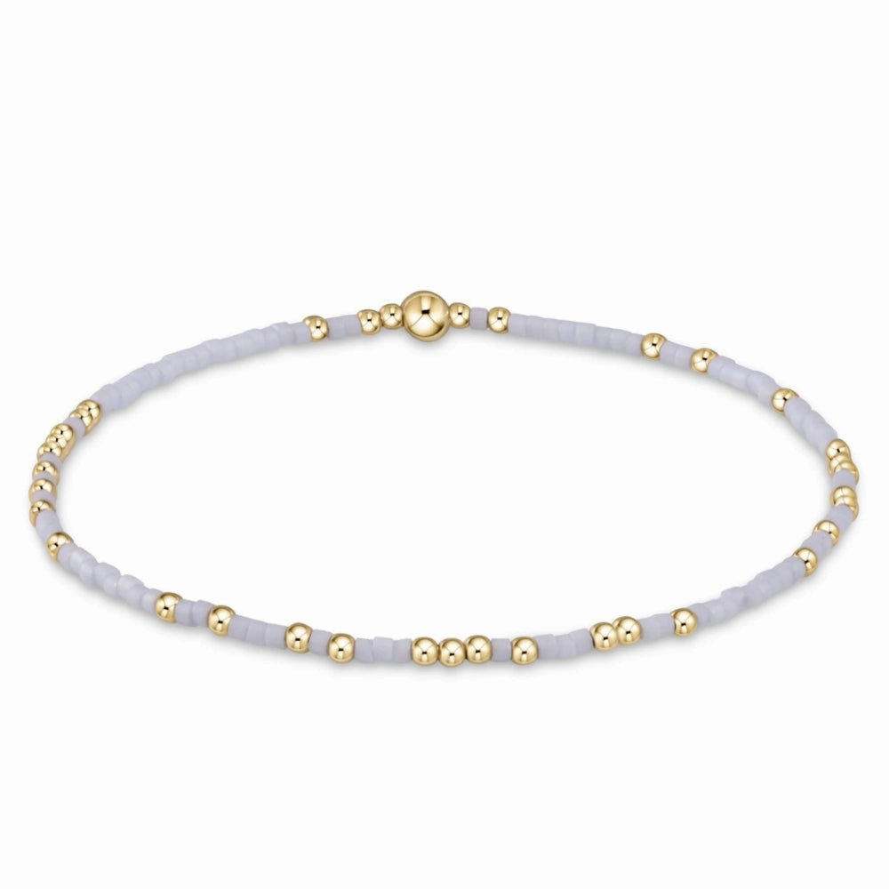 enewton 5.25" egirl Hope Unwritten Bracelet - White