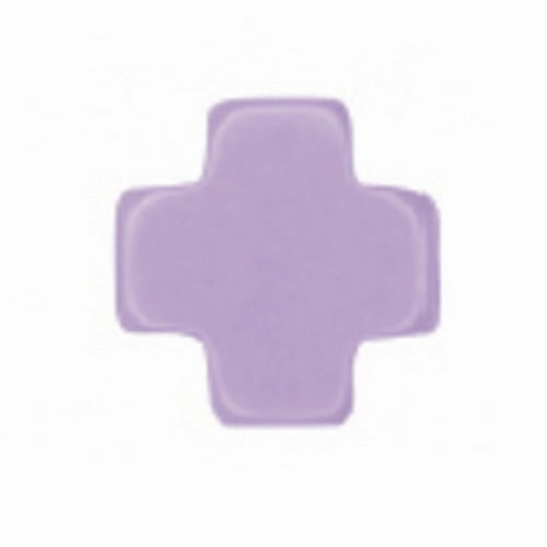 enewton 5.5" egirl Signature Cross Small Gold Pattern 2mm Bead Bracelet Purple