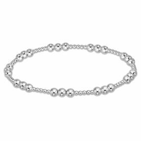 enewton 6.25" Classic Joy Pattern Bead Bracelet - Sterling 4mm
