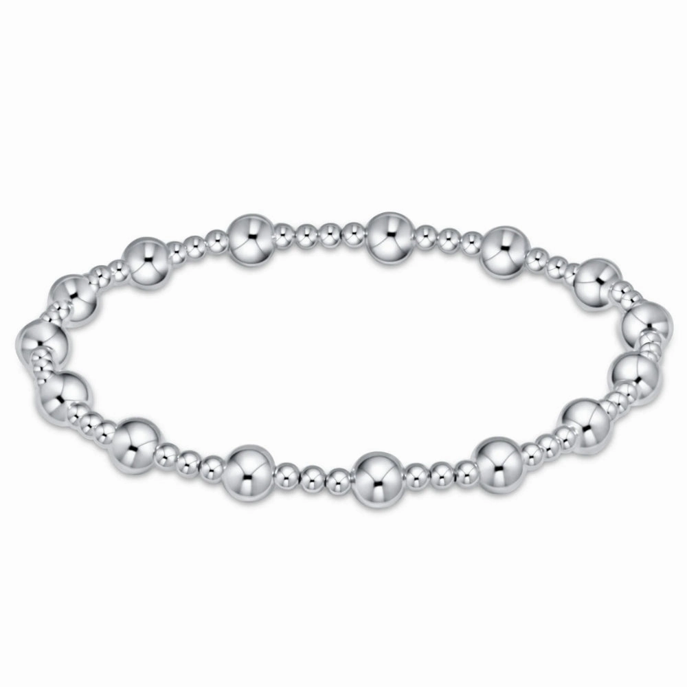 enewton 6.25" Classic Sincerity Pattern Bead Bracelet - Sterling 5mm