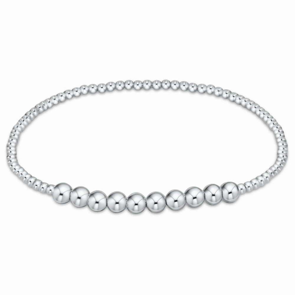 enewton 6.25" Classic Sterling Beaded Bliss Bracelet 2mm