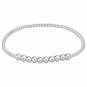 enewton 6.25" Classic Sterling Beaded Bliss Bracelet 2mm