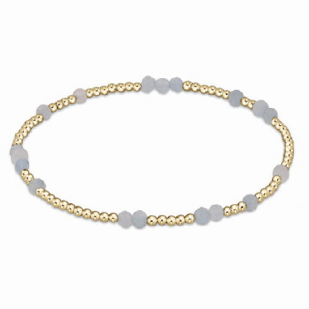 enewton 6.25" Hope Unwritten Gemstone Bracelet - Aquamarine