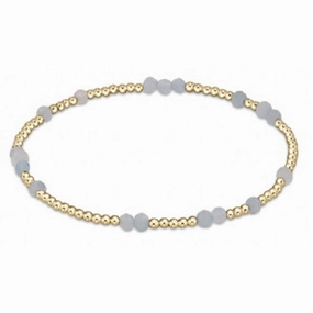 enewton 6.25" Hope Unwritten Gemstone Bracelet - Aquamarine