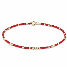 enewton 7.25" extends Hope Unwritten Bracelet - Bright Red
