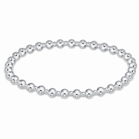 enewton Classic Grateful Pattern Bead Bracelet - Sterling 4mm