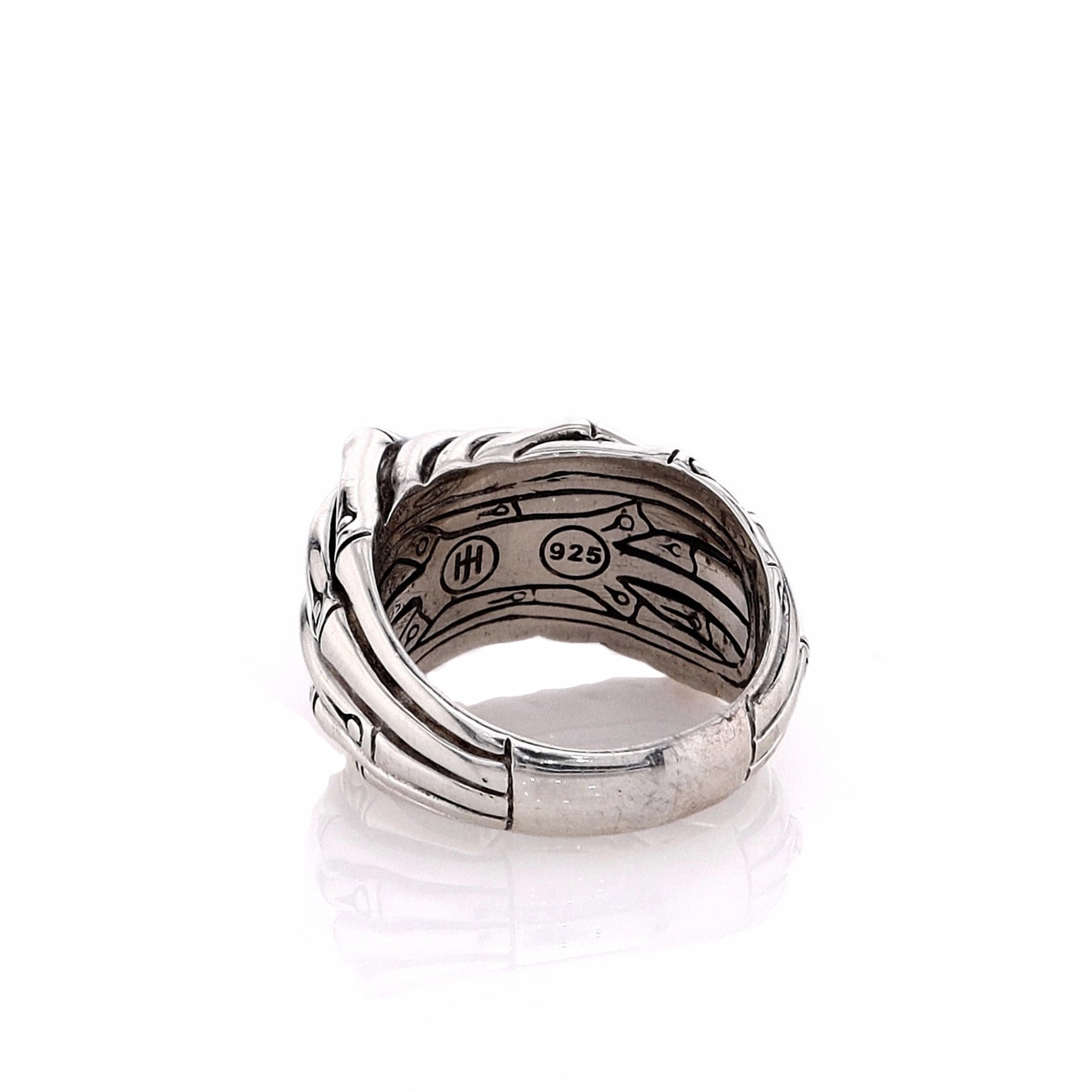 Estate John Hardy Sterling Silver Bamboo Twist Ring