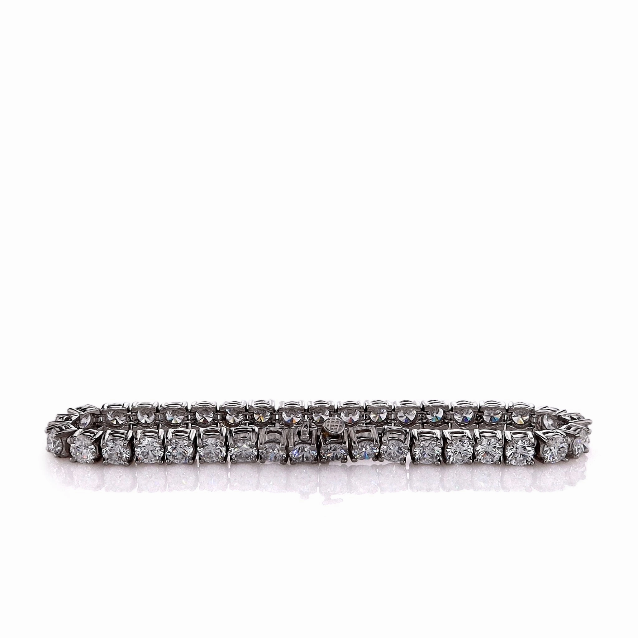 Estate Kwiat Platinum 11.84ct Diamond Tennis Bracelet