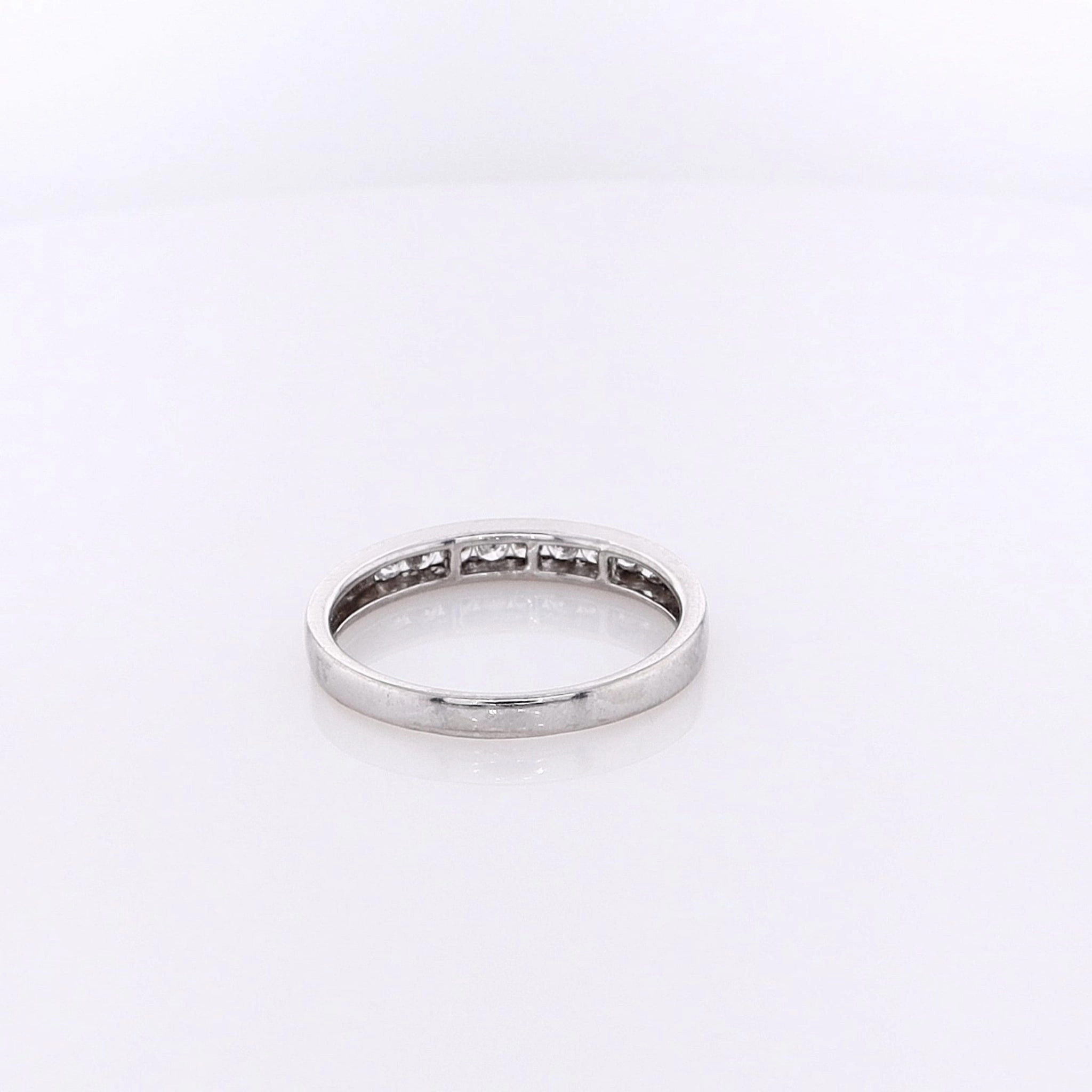 Estate Platinum Diamond Wedding Band