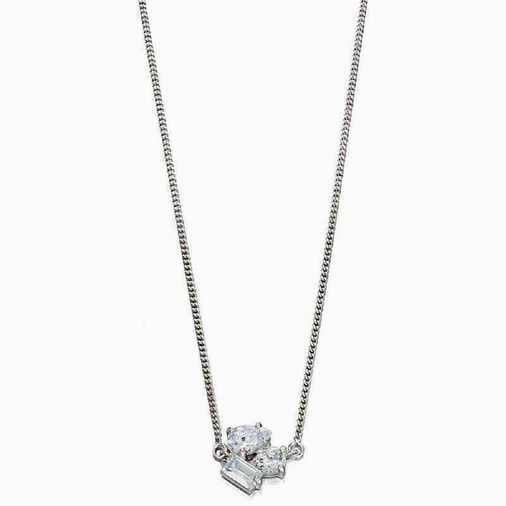 Fiorelli Silver CZ Necklace N4208C
