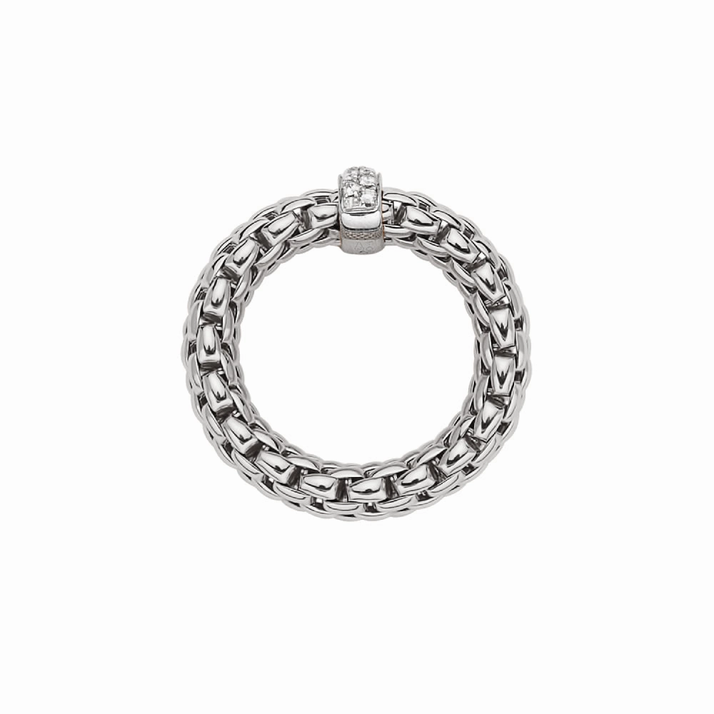 Fope 18k Vendome Flex'It Ring with Diamonds