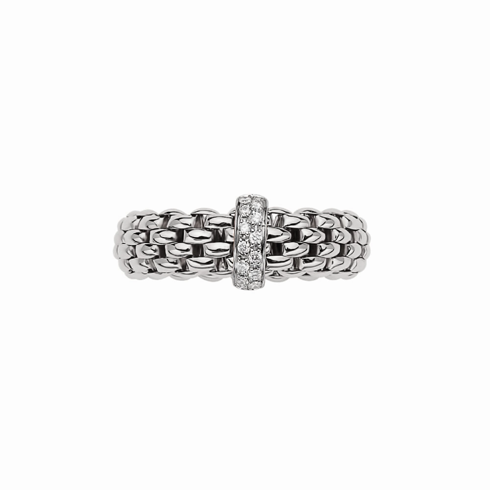 Fope 18k Vendome Flex'It Ring with Diamonds