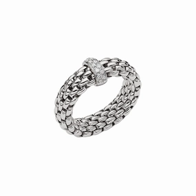 Fope 18k Vendome Flex'It Ring with Diamonds