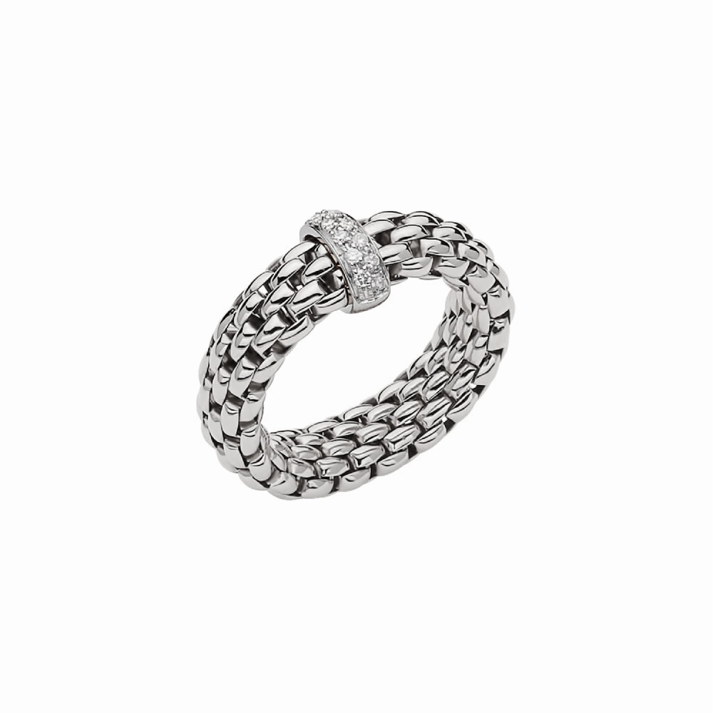 Fope 18k Vendome Flex'It Ring with Diamonds