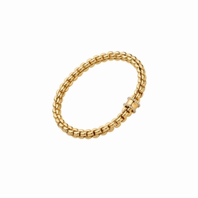 Fope Eka 18k Flex'It Bracelet with Diamond Pav