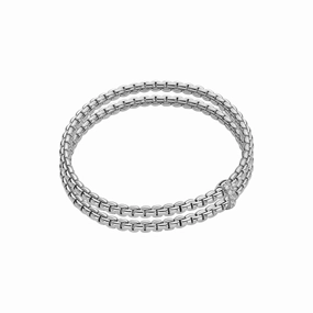 Fope Eka 18k Flex'It Bracelet with Pav Diamonds