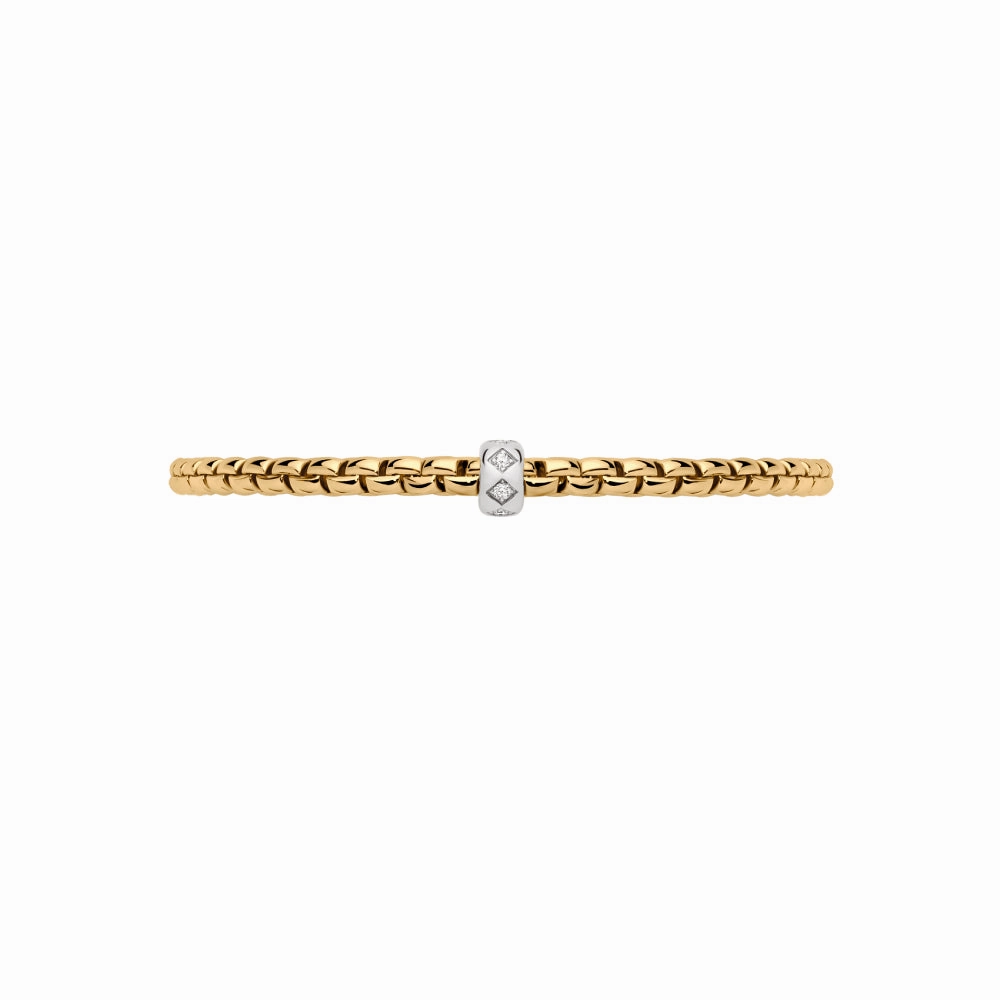 Fope Eka Collection 18k Flex'It Bracelet with Diamonds