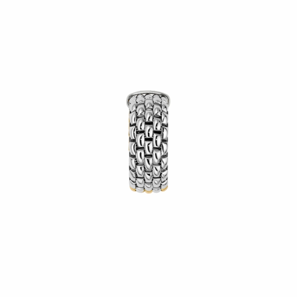 Fope Essentials Collection 18k Two-Tone Mesh Ring