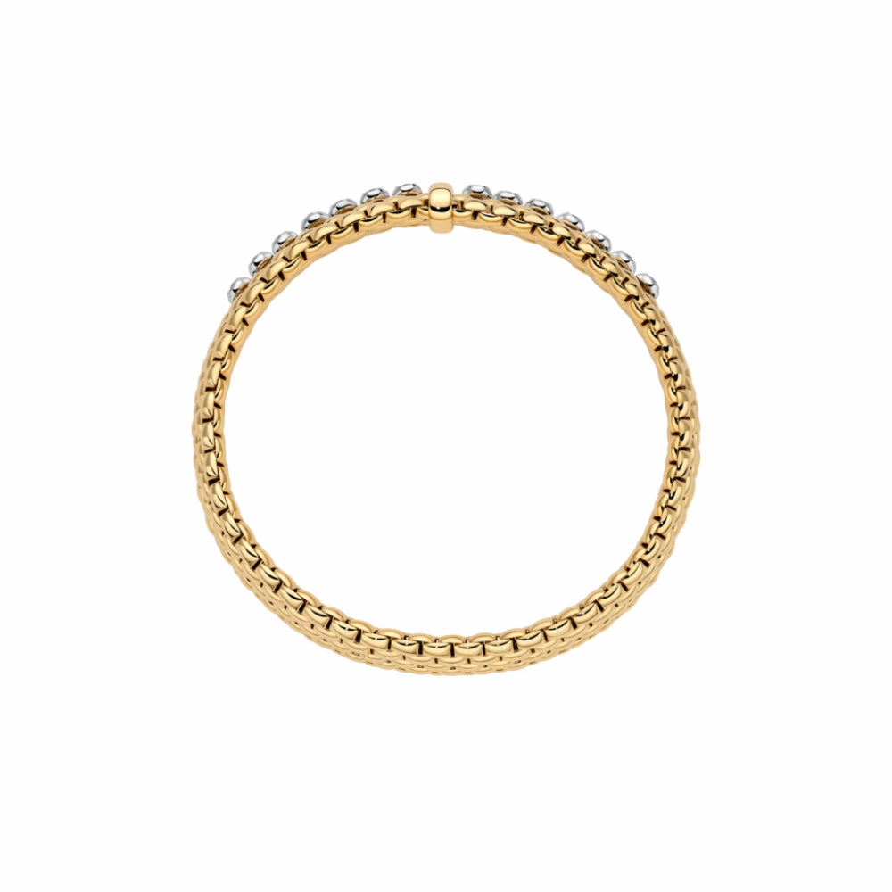 Fope Panorama 18k Flex'It Bracelet with Diamond Set