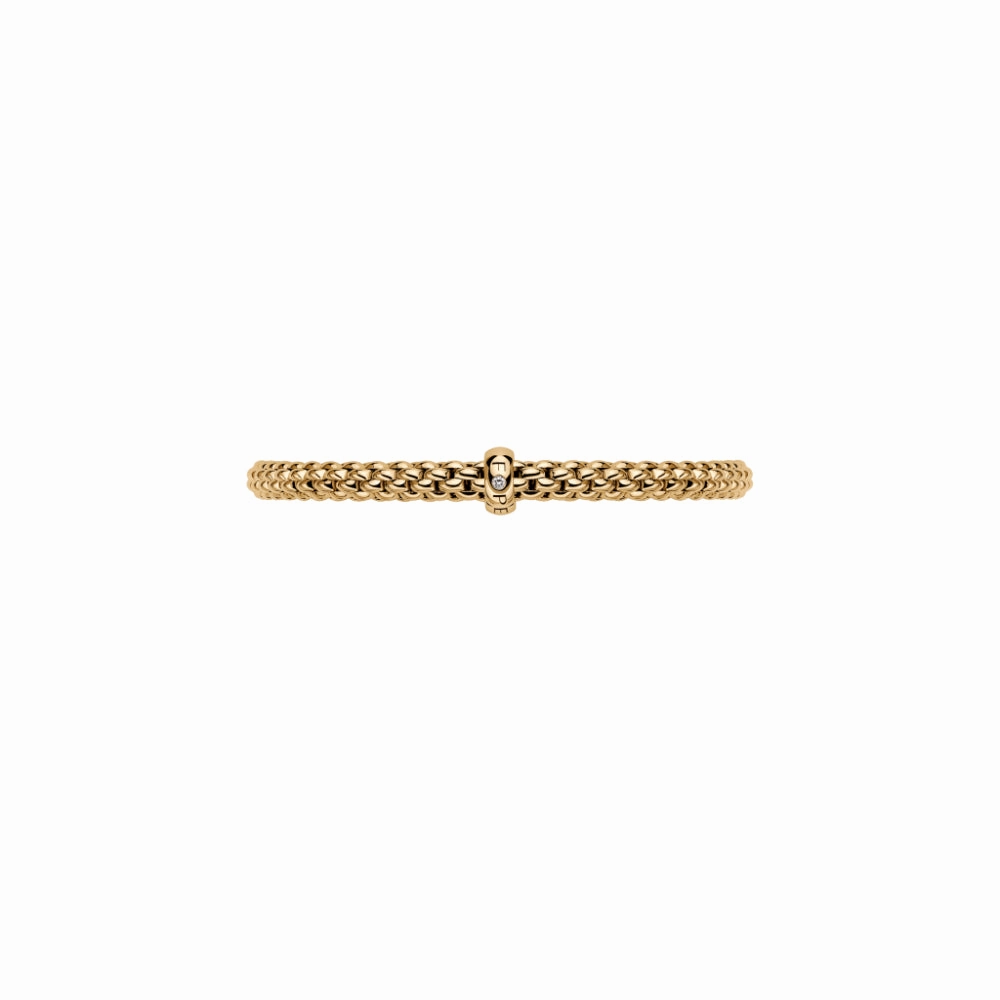 Fope Solo Collection 18k Flex'It Bracelet with Single Diamond