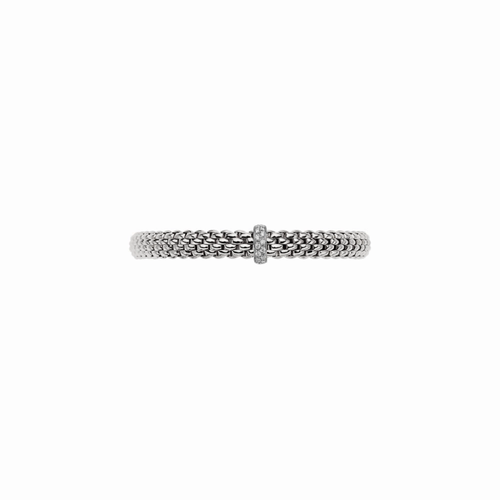 Fope Vendome Collection 18k Flex'it Bracelet with Diamonds