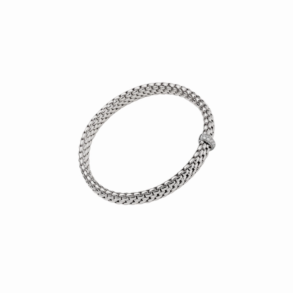 Fope Vendome Collection 18k Flex'it Bracelet with Diamonds