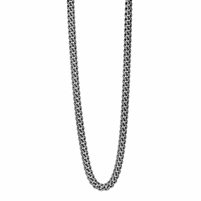 Fred Bennett Stainless Steel Mens Chain N4586 - Gunmetal Grey Matt finish