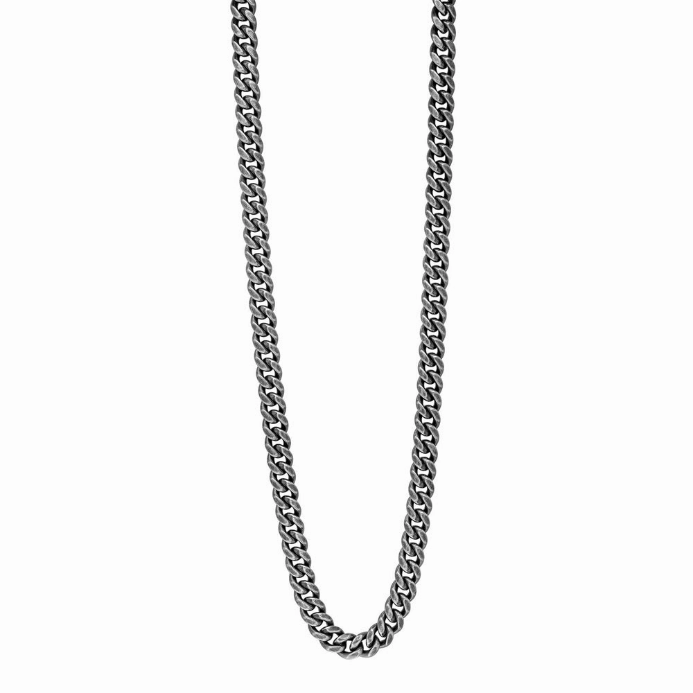 Fred Bennett Stainless Steel Mens Chain N4586 - Gunmetal Grey Matt finish