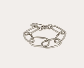 GAS BIJOUX - MAILLE OVAL BRACELET IN SILVER