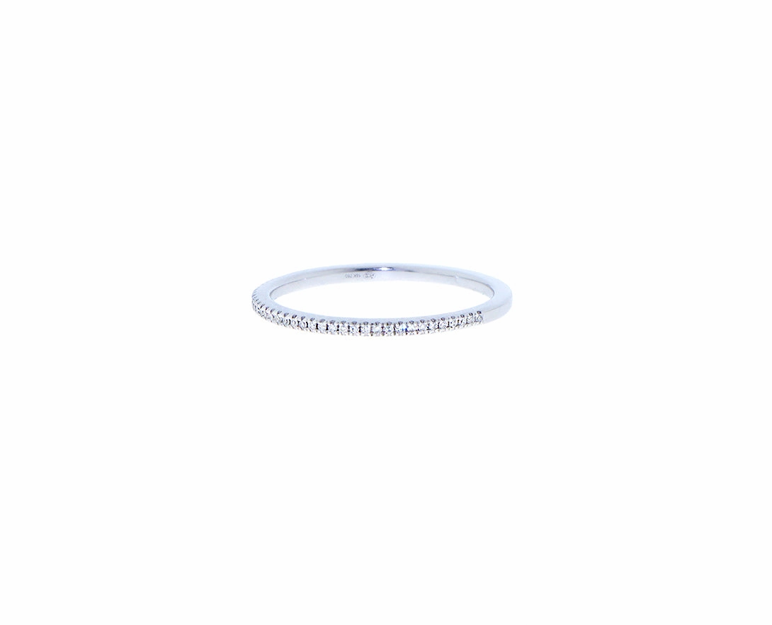 Gold & diamond eternity bands