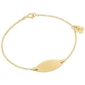 Gourmette en or jaune , chaine forat