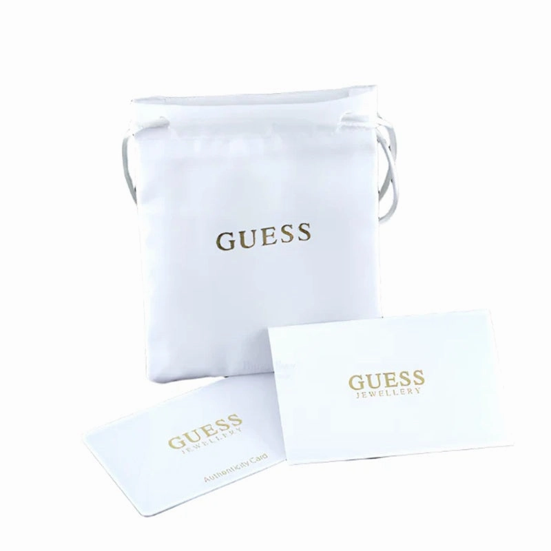Guess Amore Crystal Heart Necklace - Gold Tone UBN05056YGT