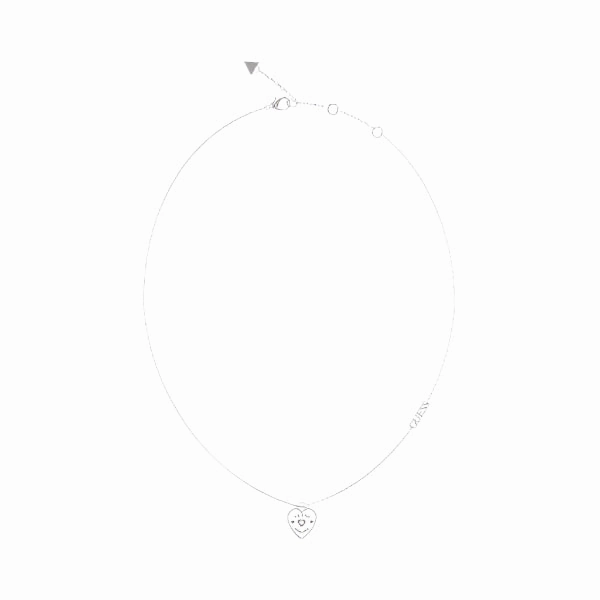Guess Amore Crystal Heart Necklace UBN05056RHL