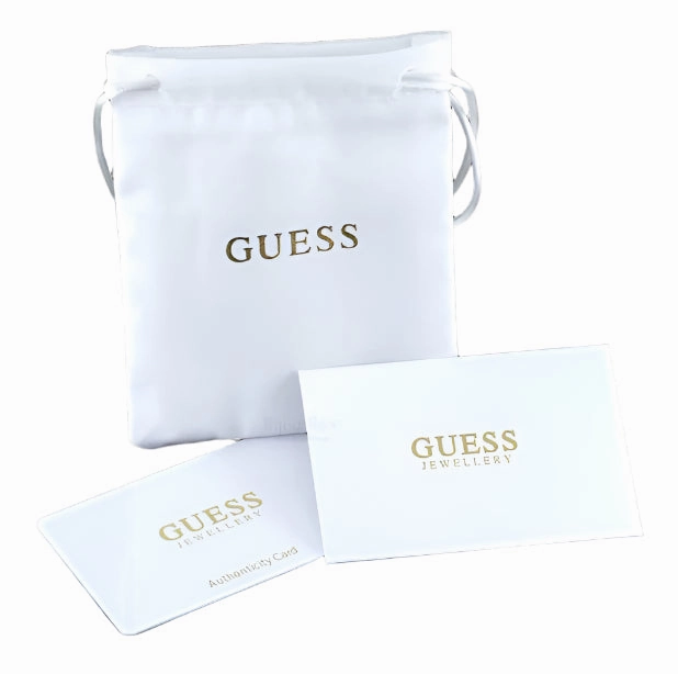 Guess Mon Amour Two Hearts Necklace JUBN04616JWRHT
