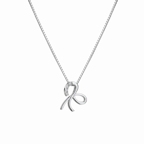 Hot Diamonds Ribbon Necklace DP909