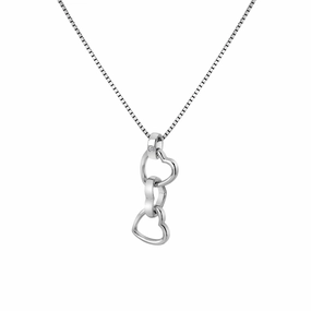 Hot Diamonds Trio Triple Heart Necklace DP835