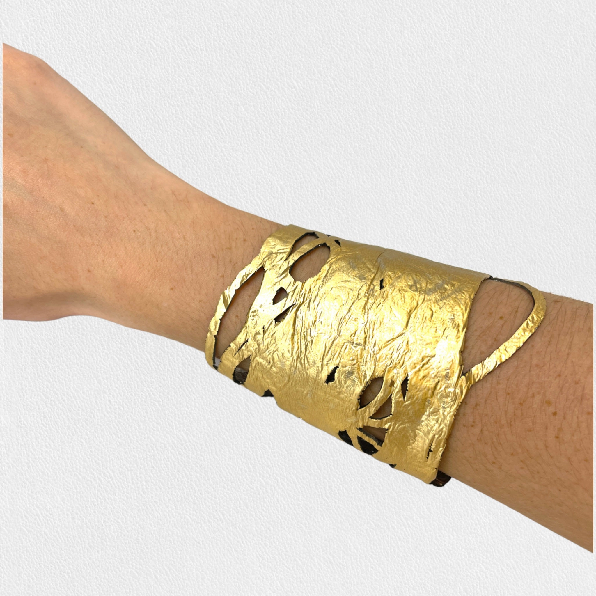 ILLUSIONISM BRACELECT IN GOLD AND SILVER (REVERSIBLE)