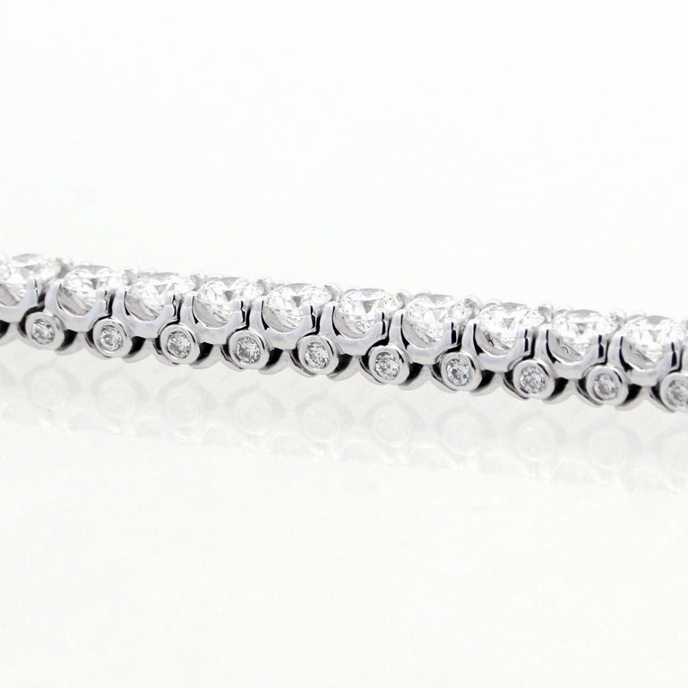Jack Kelege 18k Diamond Tennis Bracelet