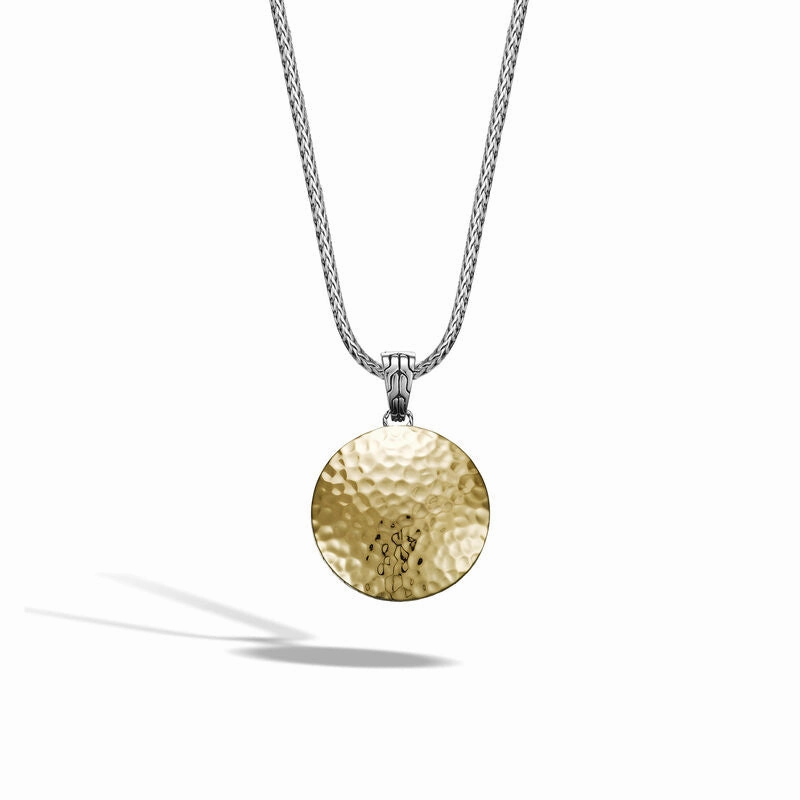 John Hardy Dot Medium Round Hammered Enhancer