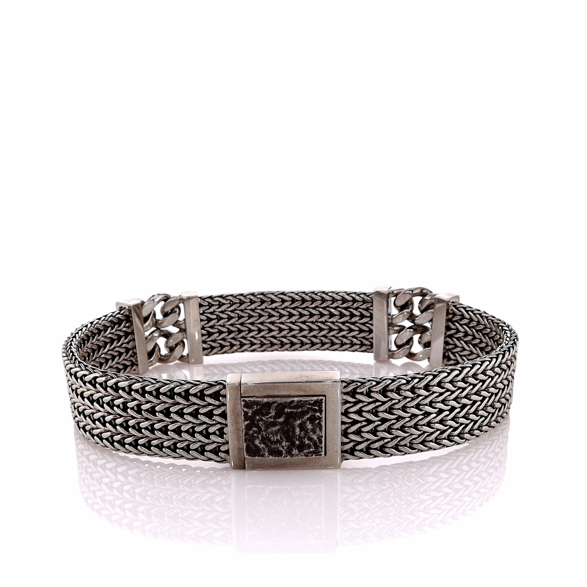 John Hardy Sterling Silver Classic Multi-Chain Station Bracelet