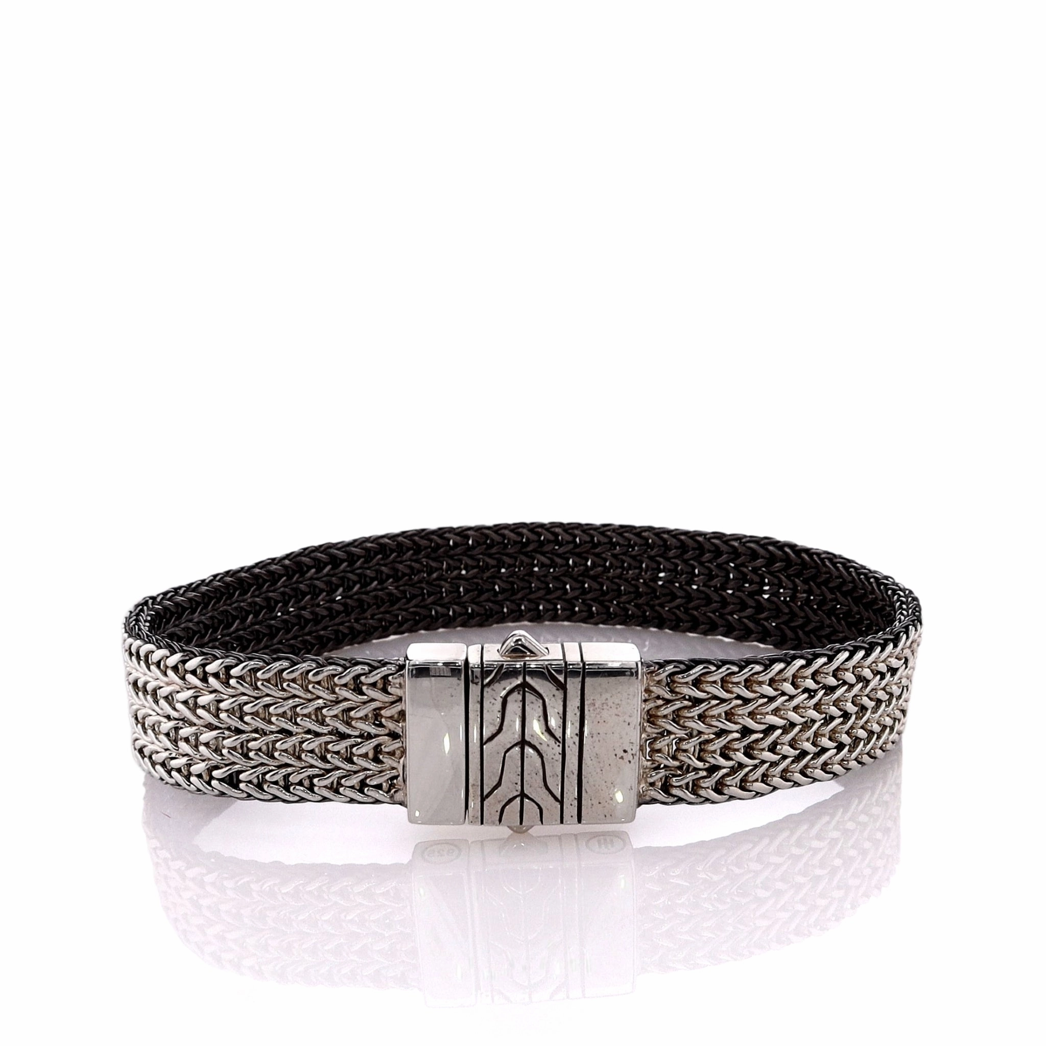 John Hardy Sterling Silver Classic Reversible Chain Bracelet Large