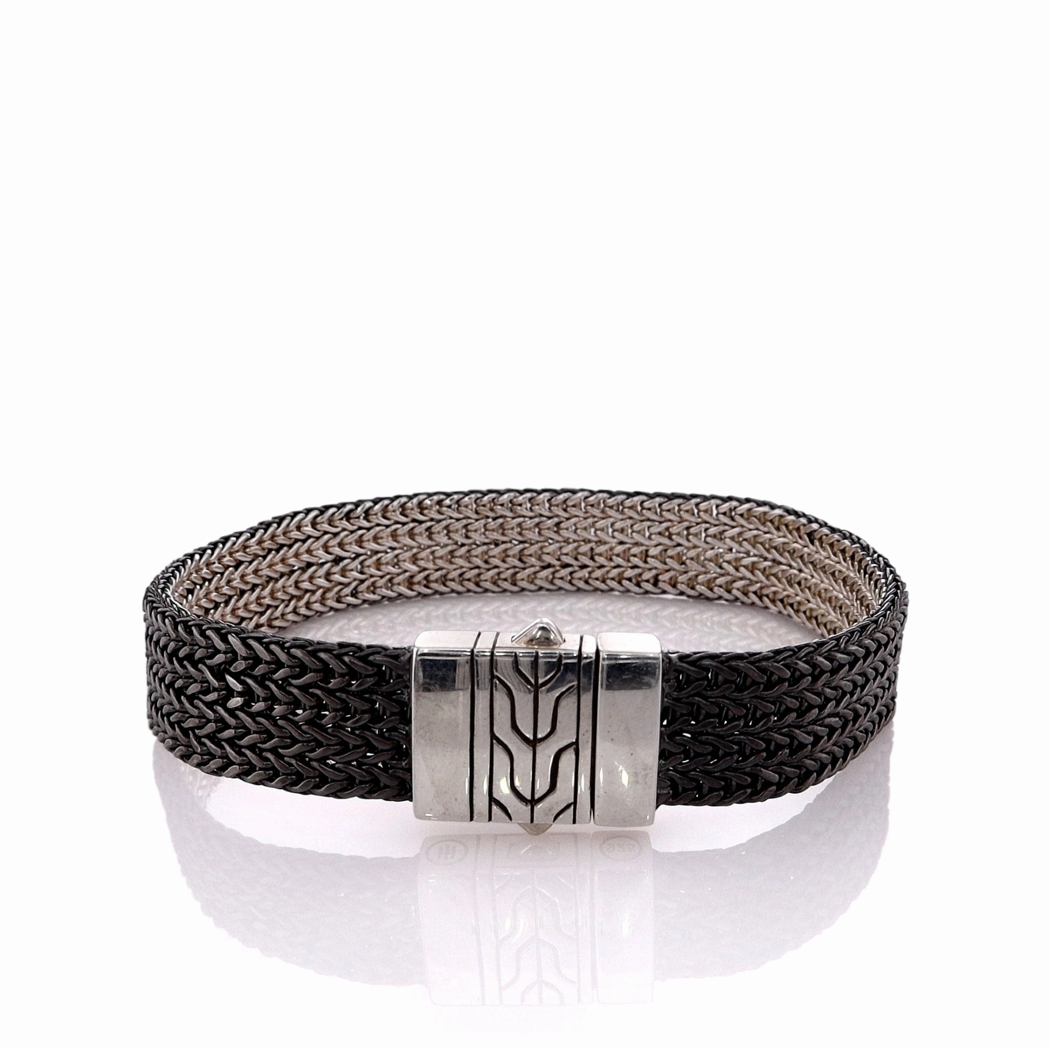 John Hardy Sterling Silver Classic Reversible Chain Bracelet Large