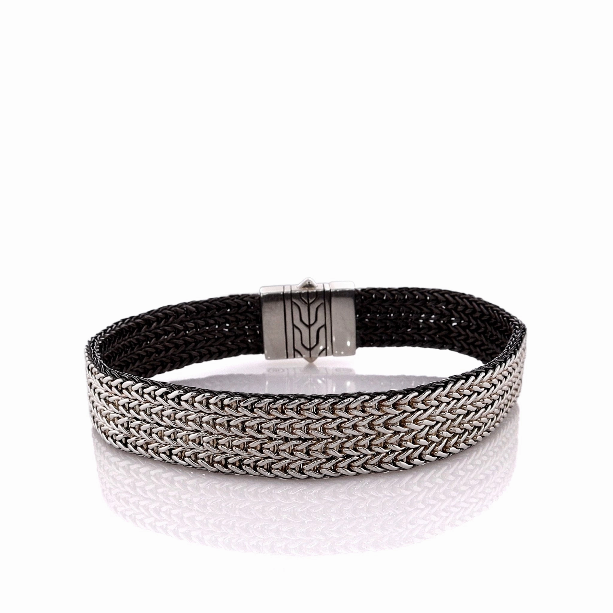 John Hardy Sterling Silver Classic Reversible Chain Bracelet Large