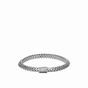 John Hardy Tiga Chain Diamond Bracelet
